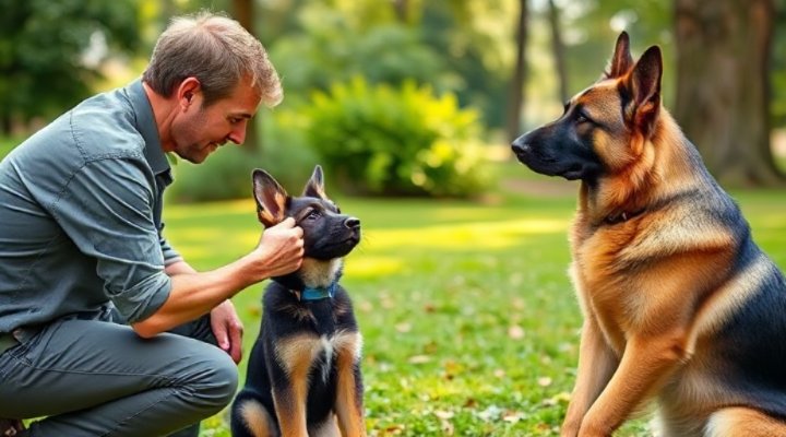 How to Help Puppies and Adult Dogs Live Together Harmoniously