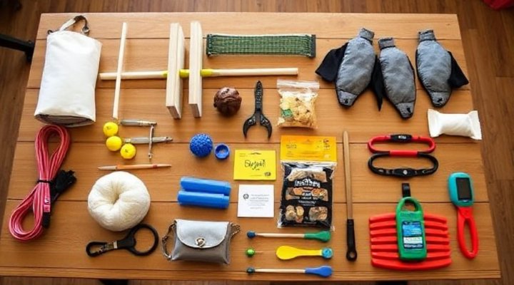 Homemade dog training tools