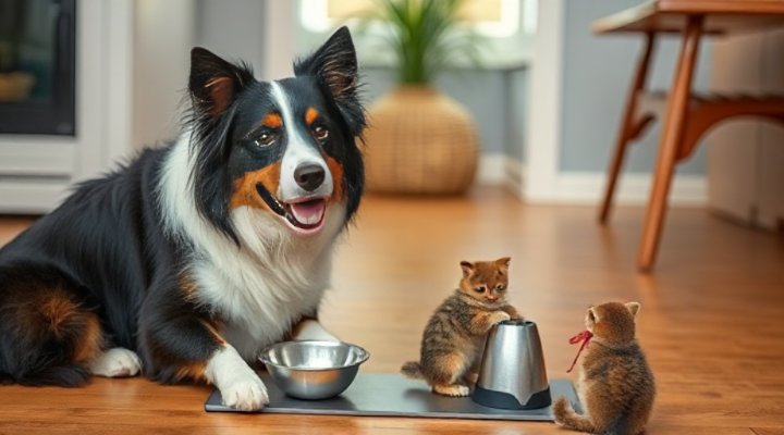 Well-trained adult dog demonstrating good behavior