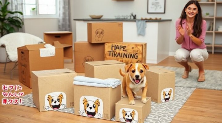 Using everyday items for budget puppy training