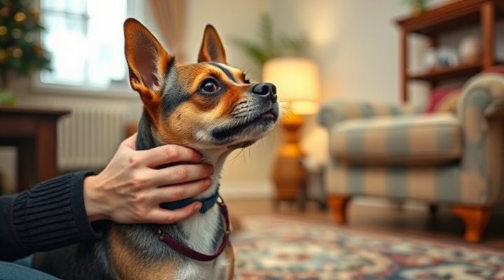 Dog stopping barking after hearing the