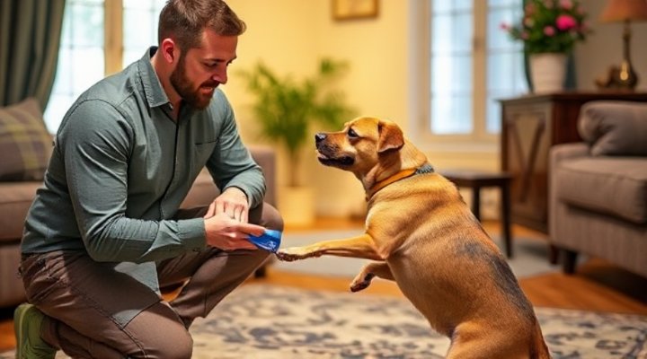 One-on-one private dog training session showing personalized attention