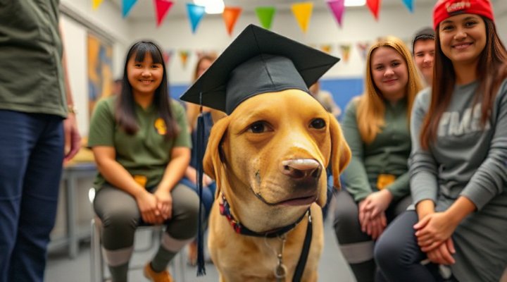 Celebrating a service dog