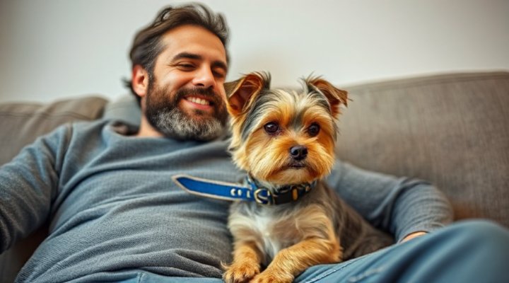 Dog and owner bonding to reduce anxiety