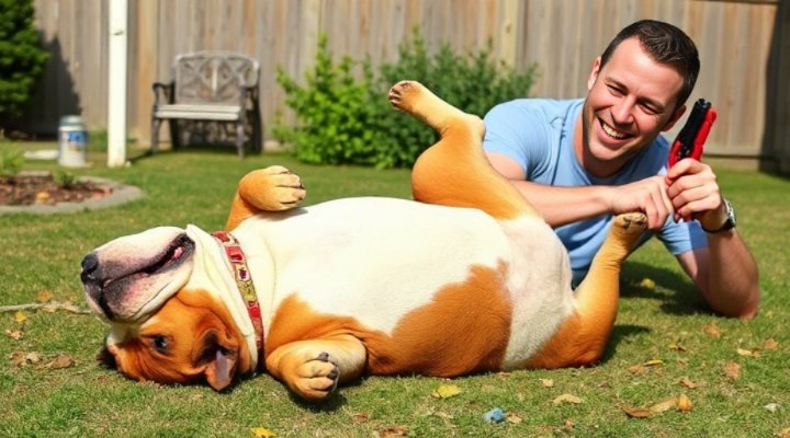Dog performing