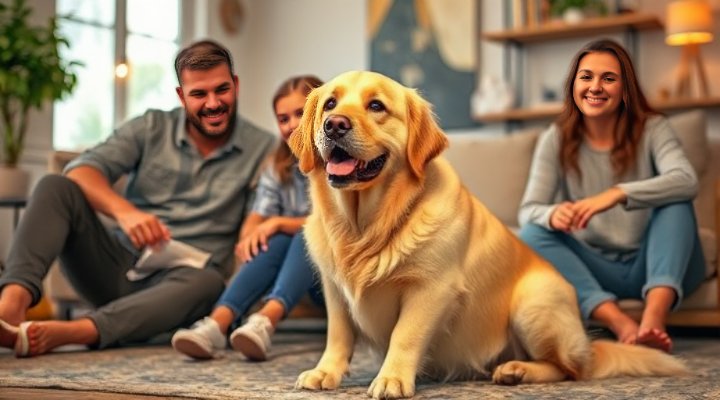 Golden Retriever, a great choice for first-time dog owners