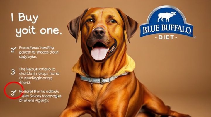 A healthy dog with a shiny coat, thanks to Blue Buffalo dog food