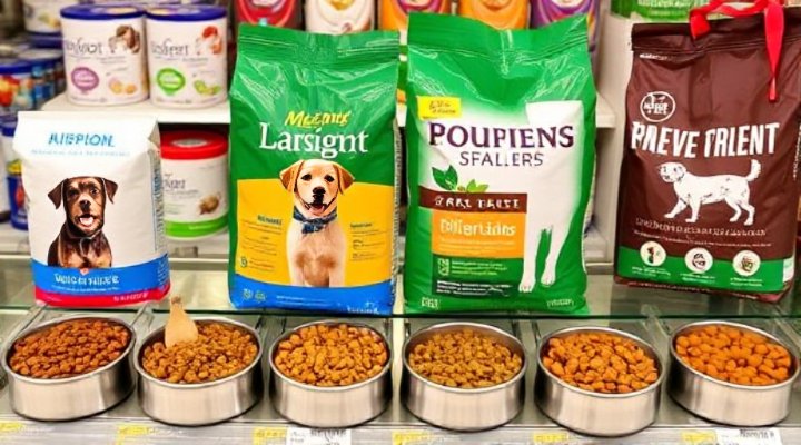 Comparison of different dog food brands for small breeds