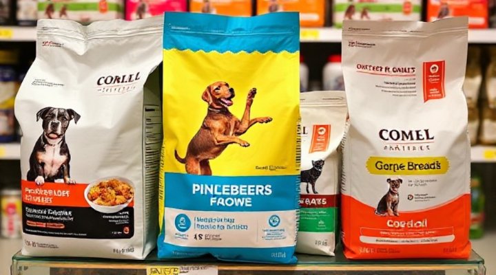 A selection of top recommended dog food brands for small breeds