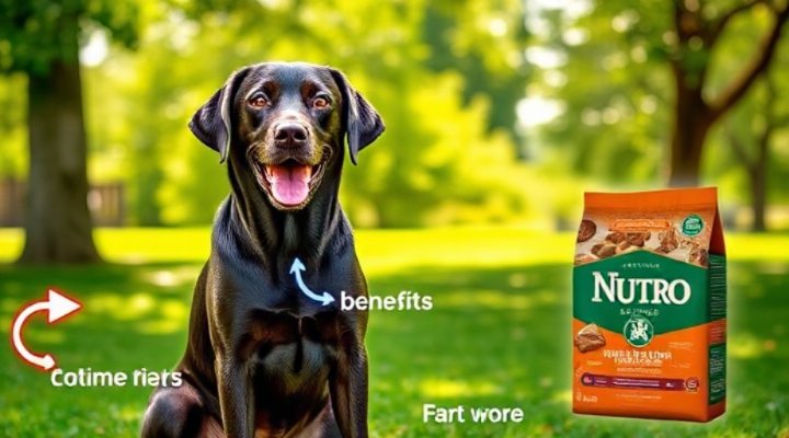 A healthy dog with a shiny coat thanks to Nutro Dog Food