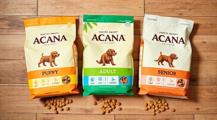 Comparison of different Acana dog food formulas