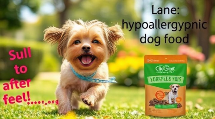 Small breed dog thriving on hypoallergenic diet
