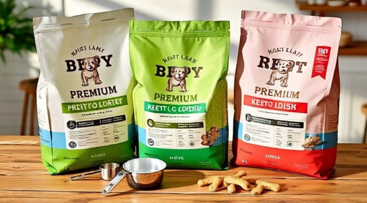 Comparison of different brands of dry dog food for small breeds