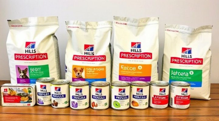 Varieties of Hills Prescription Dog Food