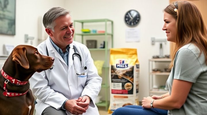 Vet recommending Hills Prescription Dog Food