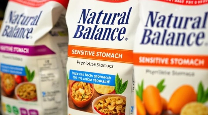 Natural Balance dog food bags for sensitive stomachs