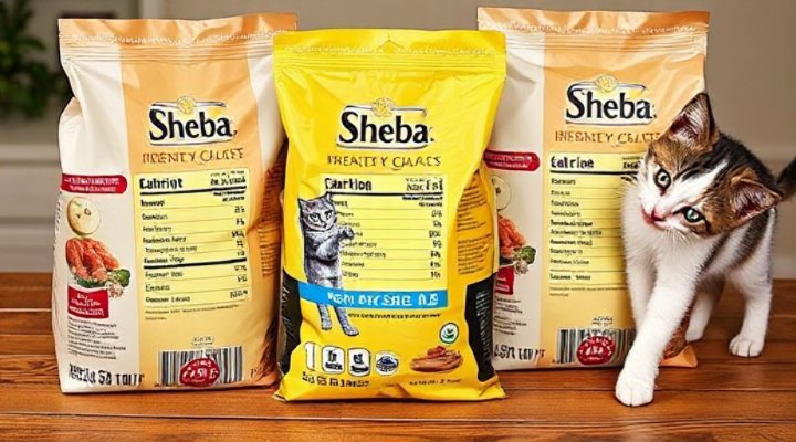 Comparison of Sheba ingredients to other brands