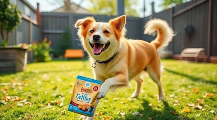 Pet thriving on new food