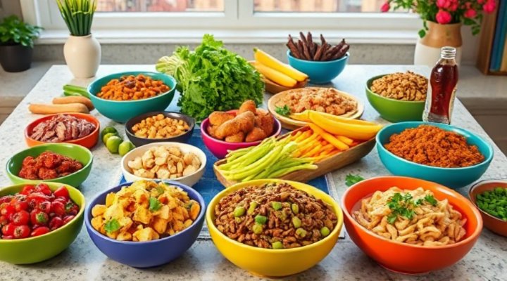 Assortment of fresh and healthy pet food options delivered to your door