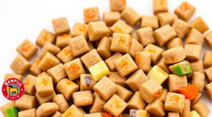 Close-up of Beneful dog food ingredients