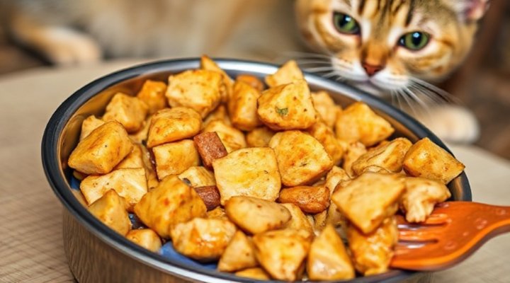 Sheba cat food chicken flavor close-up