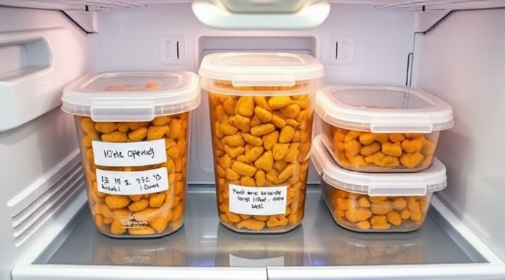 Proper storage of opened wet dog food in the refrigerator