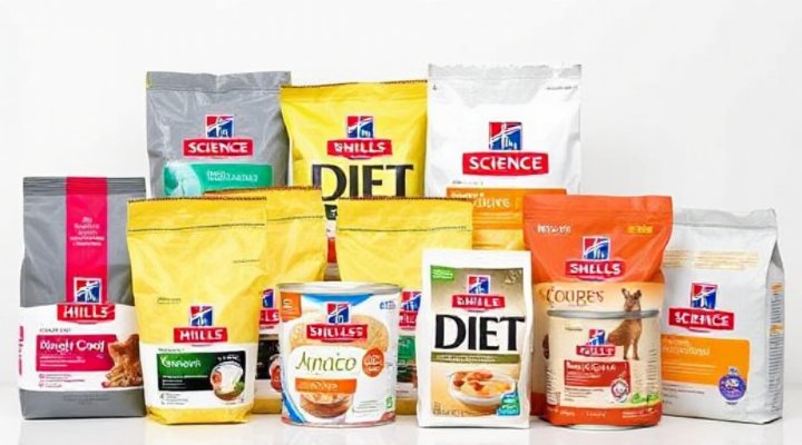 Assorted Hills Science Diet pet food products