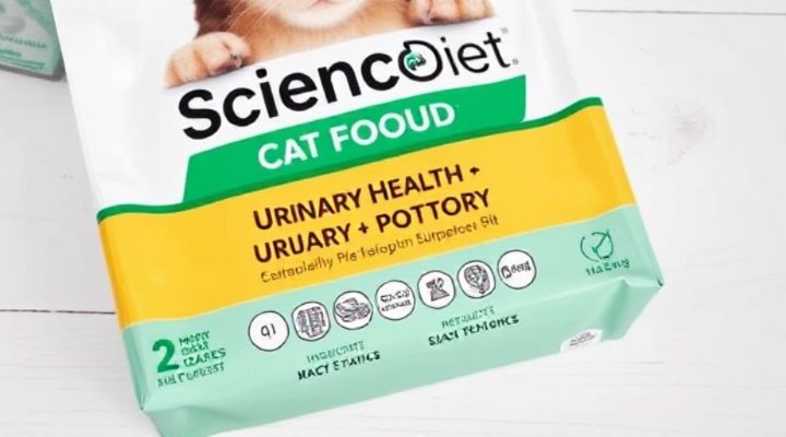Science Diet cat food packaging for urinary health