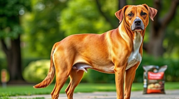 A healthy dog showcasing the benefits of Honest Kitchen dog food