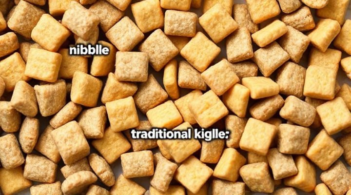 Side-by-side comparison showing unkibble