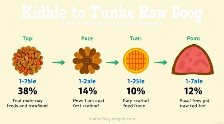 Step-by-step guide for transitioning to raw dog food