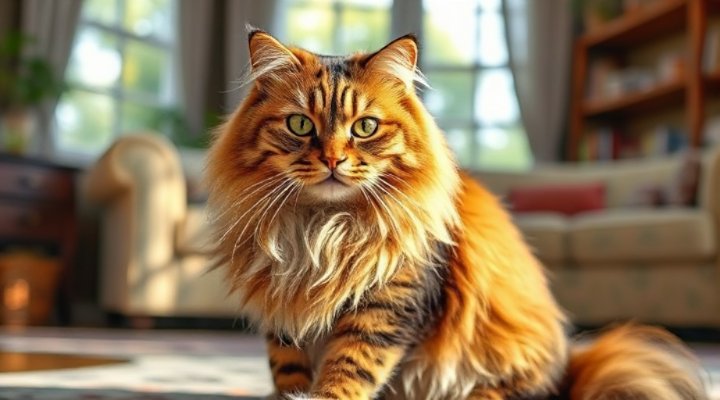 Beautiful healthy cat with glossy coat demonstrating benefits of Unkibble diet