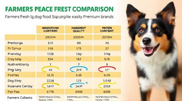 Nutritional analysis comparison of Farmers Fresh vs other brands
