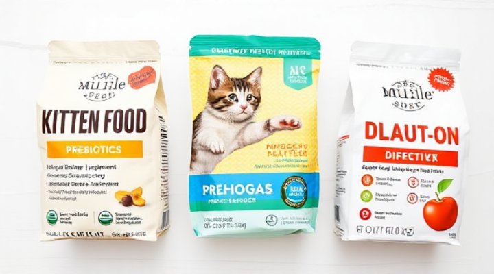 Nutritional comparison of best kitten foods for delicate digestion