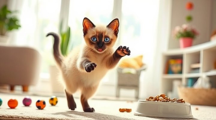 Thriving kitten after switching to best food for sensitive stomach