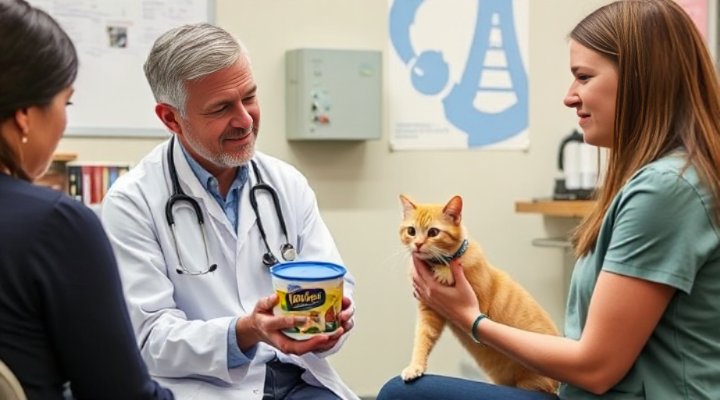 Professional veterinary advice about wet food benefits for cats