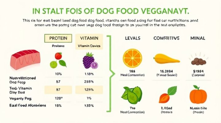 Nutritional comparison between traditional and plant-based dog food