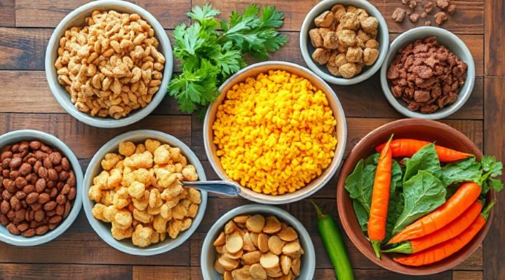 Variety of dog food options for selective eaters