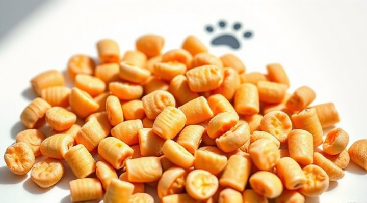 Detailed view of Purina Pro Plan cat food showcasing high-quality ingredients for skin health