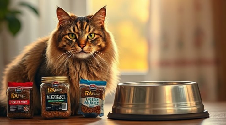Senior cat maintaining excellent health and vitality through proper Rachael Ray cat food nutrition