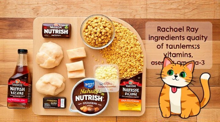Nutritional breakdown of Rachael Ray cat food aiding behavior training