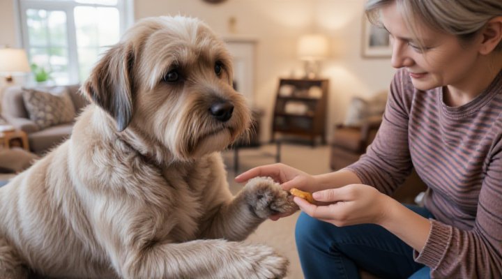Gentle training techniques for older dogs to learn new skills