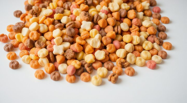 Various types of healthy cat treats suitable for training sessions