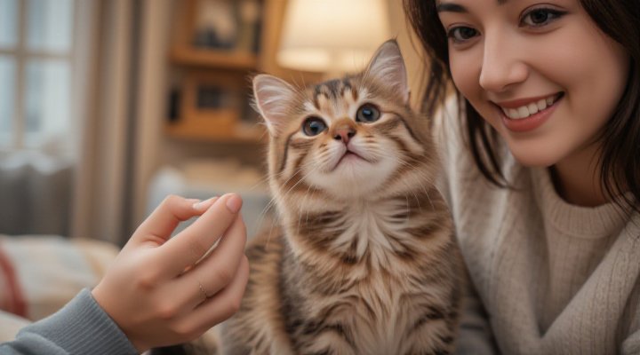 Cat and owner bonding during positive reinforcement training with treats